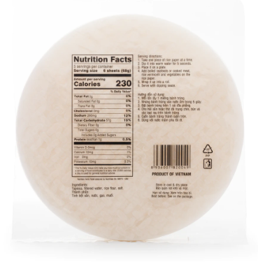 Bamboo Tree Rice Paper 22cm 12 oz