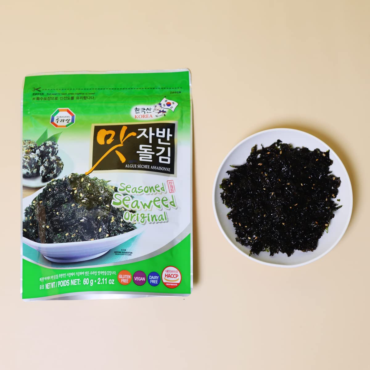 Surasang Seasoned Seaweed Original 60g