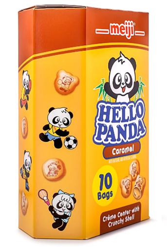 Meiji Hello Panda Cookies Caramel Filling 9.1oz