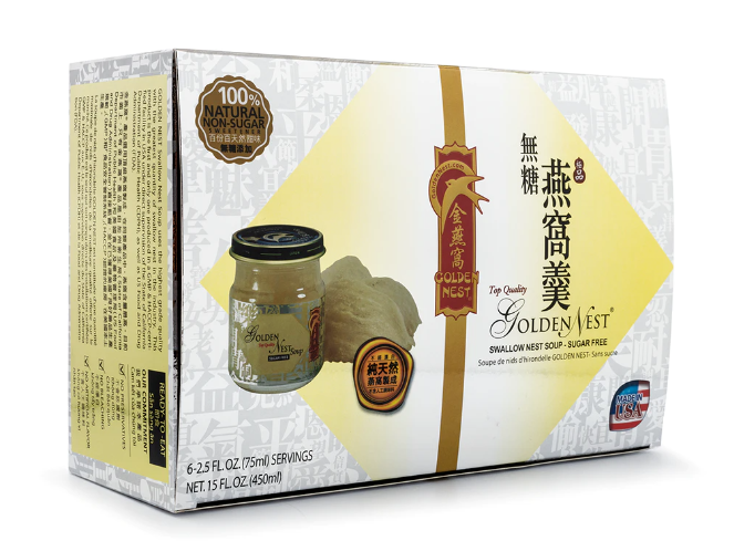 Golden Nest Swallow Nest Soup, Sugar-Free 2.5 oz