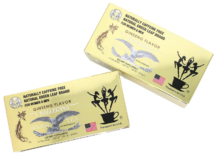 Ginseng Slim Power 3 Ballerina Tea - 18 Tea Bags (For Women & Men)