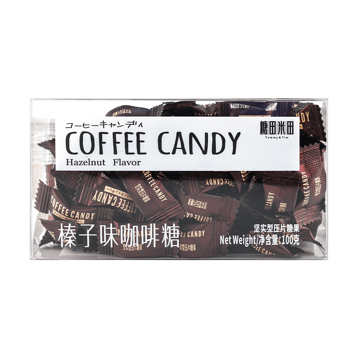 Tommy & Tim Coffee Candy Hazelnut Flavor 100g