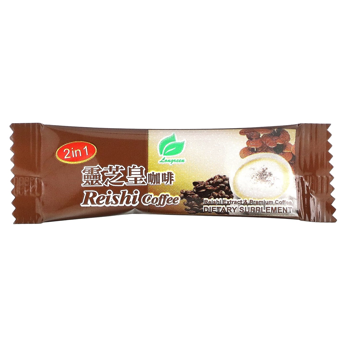Longreen 2 In 1 Reishi Coffee 2.3oz