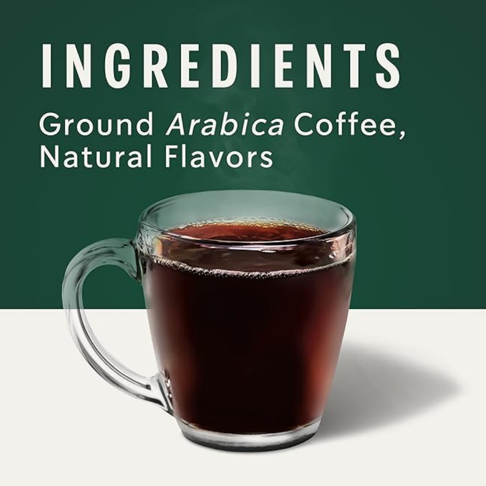 Starbucks Coffee K-Cup Pods, Maple Pecan Flavored Coffee, Naturally Flavored, 100% Arabica, 1 box (10 pods)