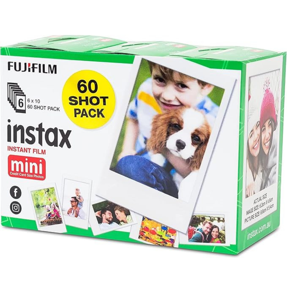 FUJIFILM Instax Mini Instant Film Value Pack - 60 Photos