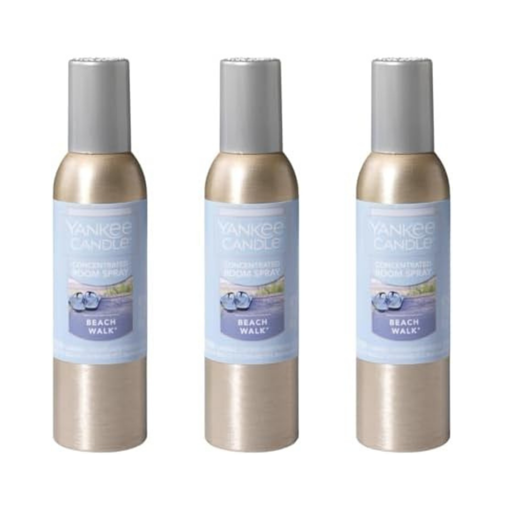 Yankee Candle Concentrated Room Spray, Beach Walk, 1.5 OZ (Pack of 6)