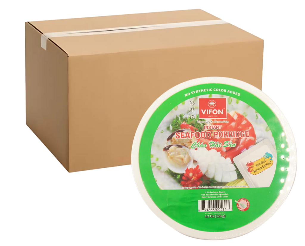 Vifon Seafood Porridge 25.2oz 6 packs