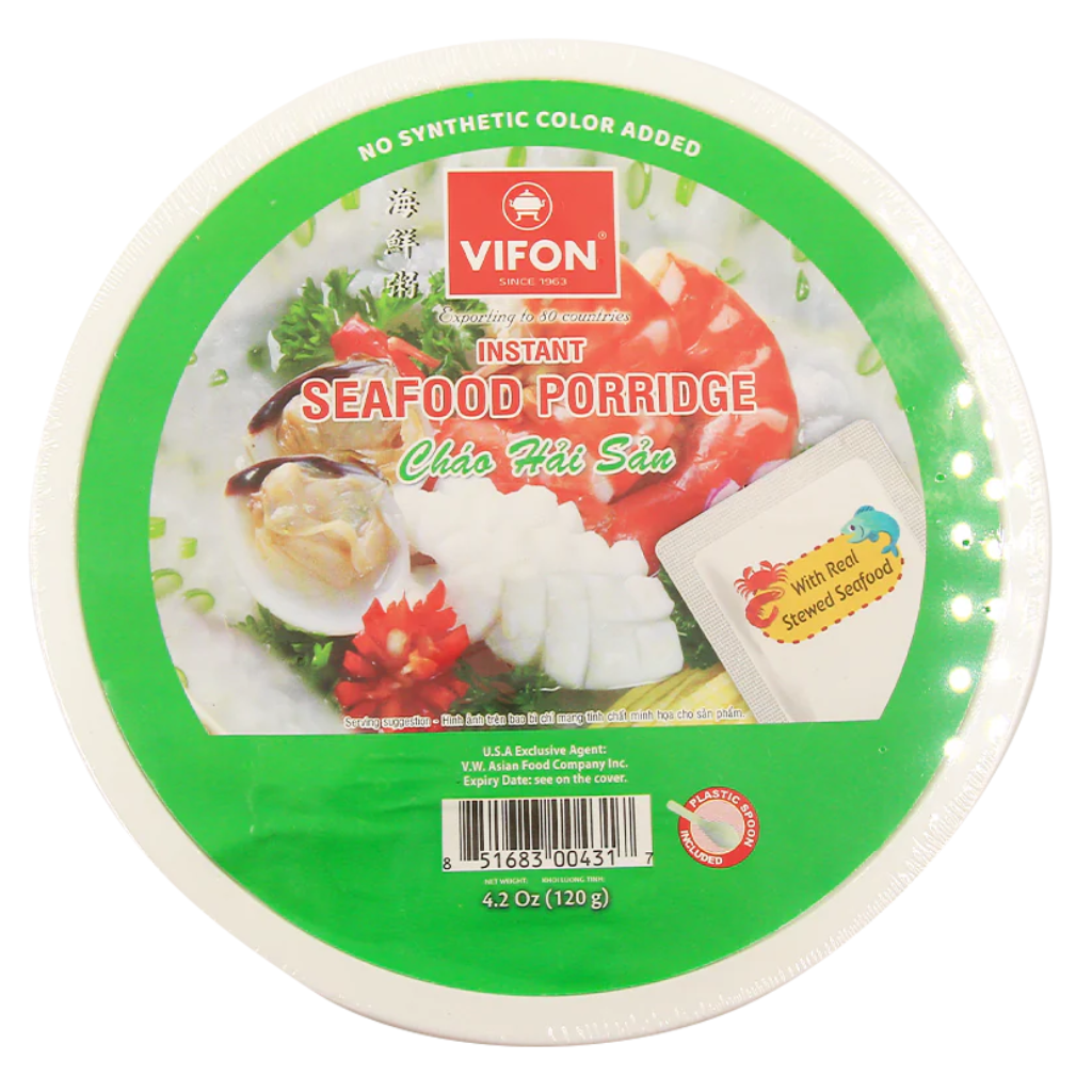 Vifon Seafood Porridge 25.2oz 6 packs