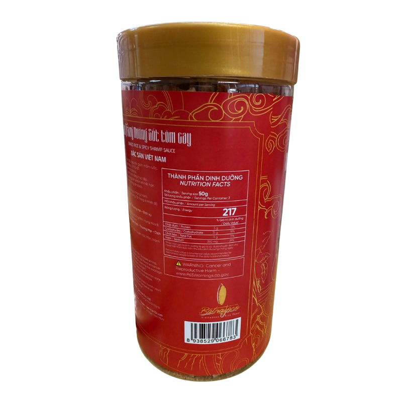 Co Ba Baked Rice & Spicy Shrimp Sauce 150g