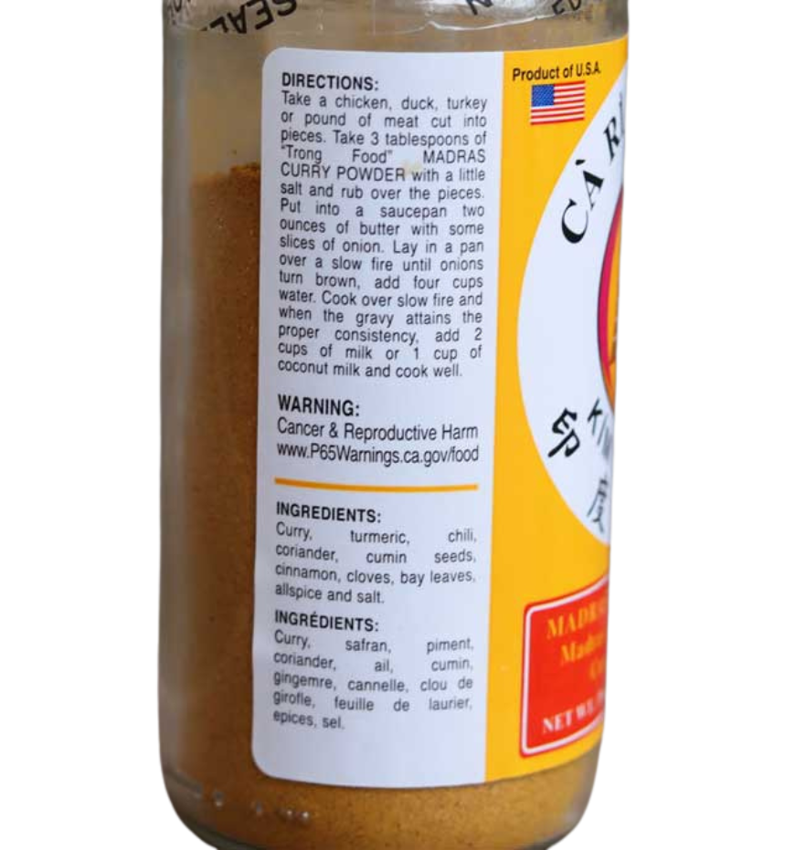 Pyramide Madras Curry Powder 4 oz
