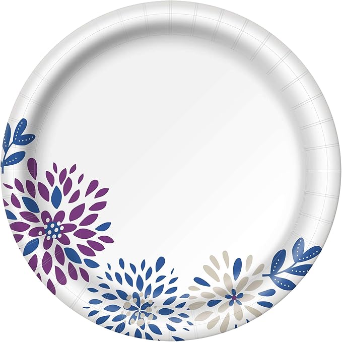 Dixie Paper Dessert Plates, 6 7/8" Inch, 50 Ct (3)