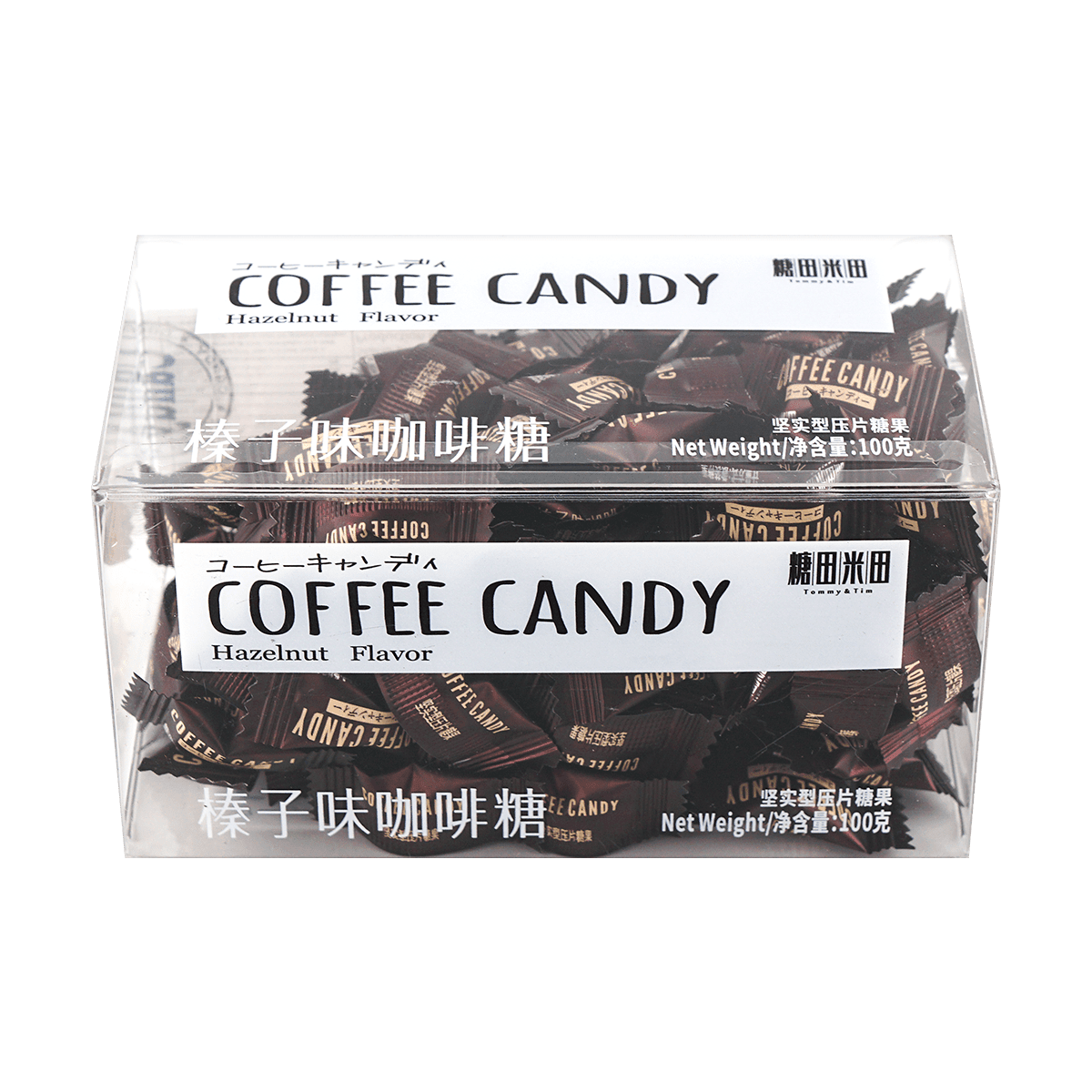 Tommy & Tim Coffee Candy Hazelnut Flavor 100g