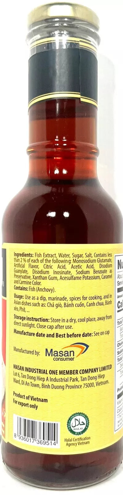 Chin-Su Fish Sauce 500ml