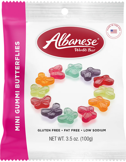 Albanese Mini Gummi Butterflies 3.5 oz