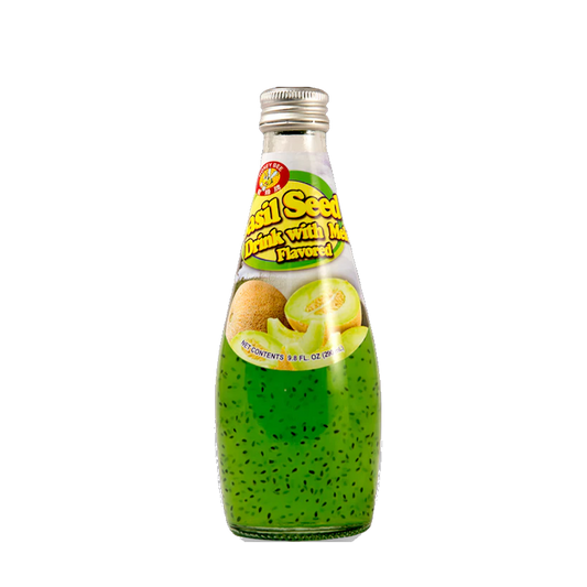 Honey Bee Basil Seed Melon Flavored Drink 9.8oz