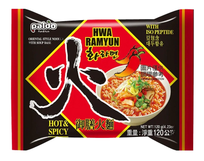 Paldo Hwa Ramen, Hot and Spicy Flavor
