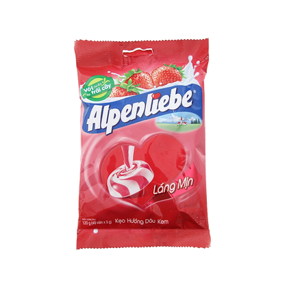 ALPENLIEBE Strawberry & Cream Candy 120g