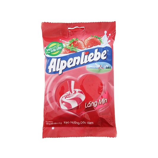 ALPENLIEBE Strawberry & Cream Candy 120g