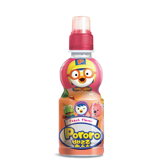Paldo Fun & Yum Pororo Kids Peach Flavor Drink 7.95 oz