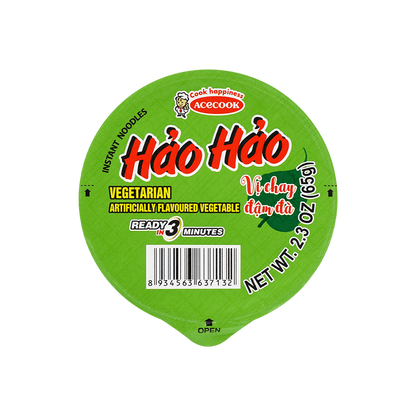 Acecook Hao Hao Vegetarian Flavour Cup Noodles