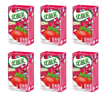Yili Yogurt Strawberry Flavor 250ml