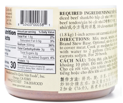 Quoc Viet Vietnamese Beef Stew Base 10 oz