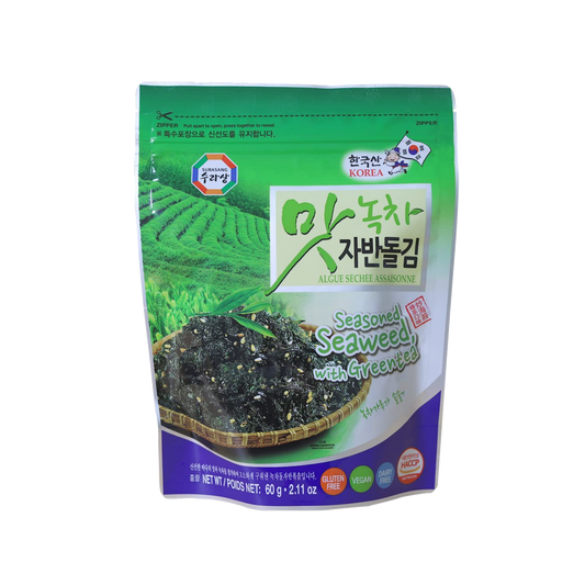 Surasang Seasoned Seaweed With Greentea 60g