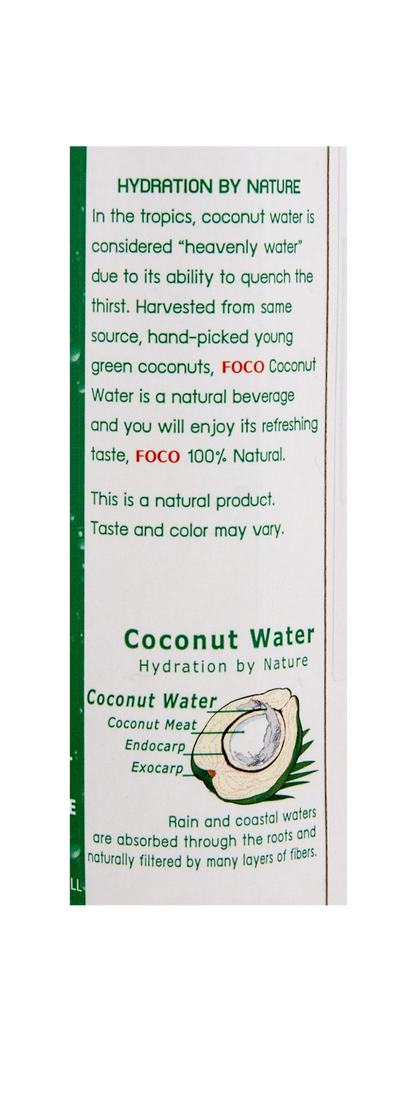 FOCO 100% Natural Coconut Water 1000ml