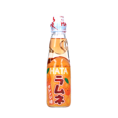 HATAKOSEN Ramune Orange Soda Pop Drink 200ml