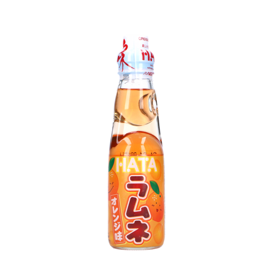 HATAKOSEN Ramune Orange Soda Pop Drink 200ml