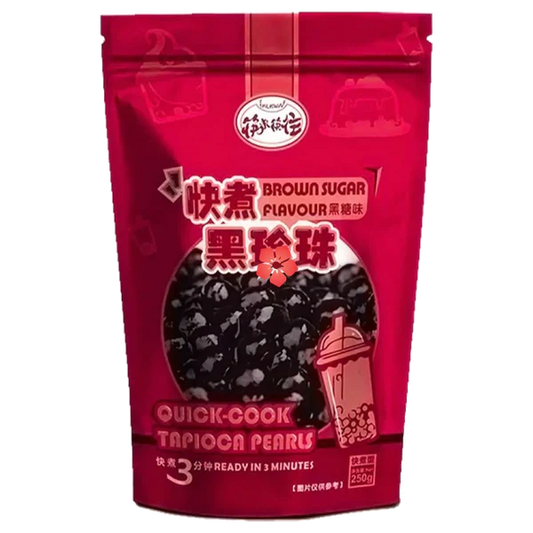 KLKW Quick Cook Tapioca Pearl (Brown Sugar Flavour) 250g