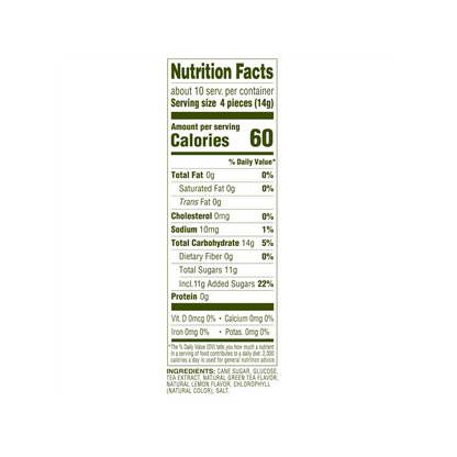 Bali's Best Citrus Green Tea Candy 150g