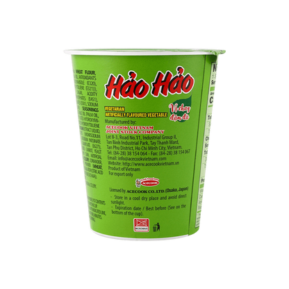Acecook Hao Hao Vegetarian Flavour Cup Noodles