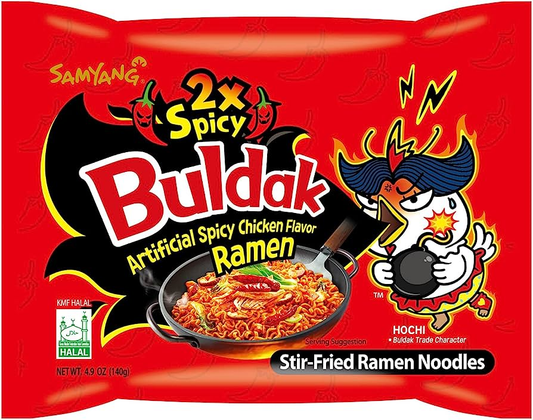 Samyang Buldak Ramen, Hot Chicken Flavor, 2x Spicy