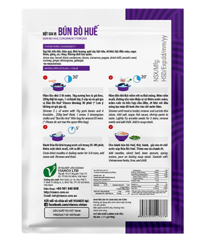 Vianco bun bo Hue soup powder 18g