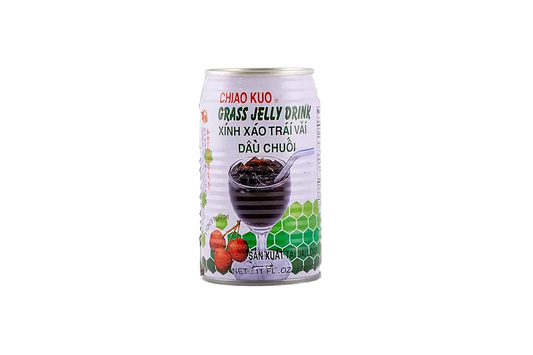 Chiao Kuo Grass Jelly With Lychee Drink 320g