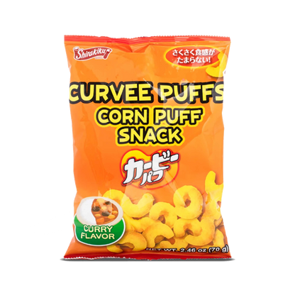 Shirakiku Curvee Corn Puff Curry Flavor 2.46 oz
