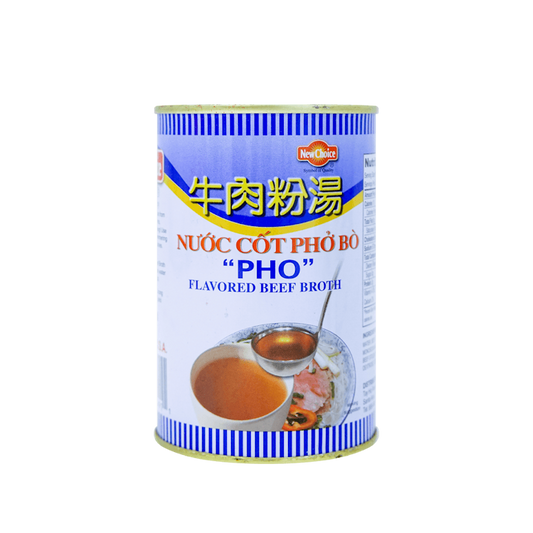 NEW CHOICE Original Beef Broth Soup Pho Flavor 396g