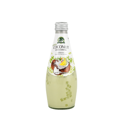 EVERGREEN Coconut Milk Drink with Nata De Coco Melon Flavor 9.8oz