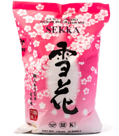 Sekka Premium Japanese Medium Grain Rice 15 lb