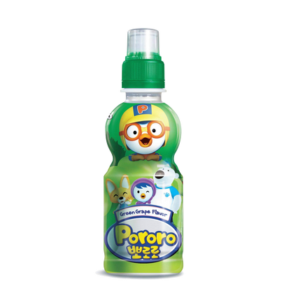 Paldo Pororo Fruit Juice, Green Grape Flavor 7.95 oz