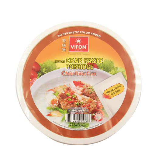 Vifon Instant Porridge With Crab Paste Bowl