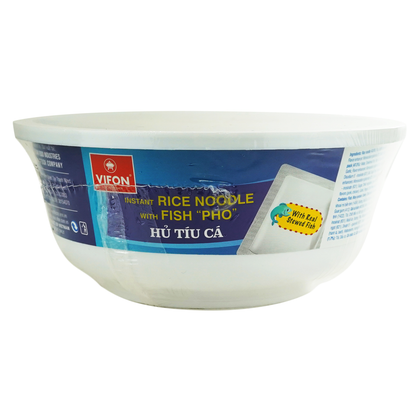 VIFON STEWED FISH INSTANT RICE NOODLES BOWL (HU TIU CA)
