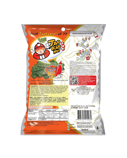 Tao Kae Noi Crispy Seaweed Thai Snack, Sriracha Flavor 32g