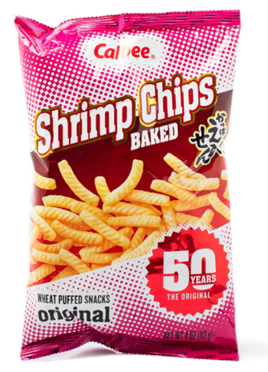 Calbee Shrimp Chips Baked 4oz