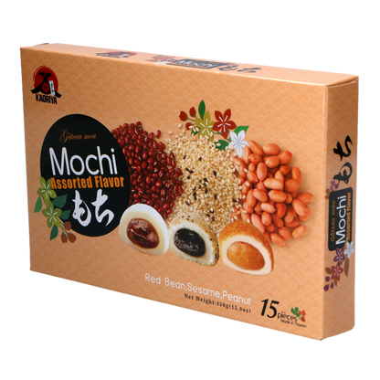 Kaoriya Mixed Mochi – Red Bean, Sesame, Peanut 450g