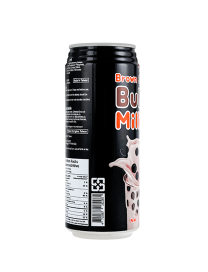 RICO Milk Tea with Boba Brown Sugar Flavor 17.3oz