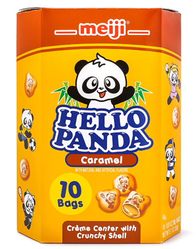 Meiji Hello Panda Cookies Caramel Filling 9.1oz