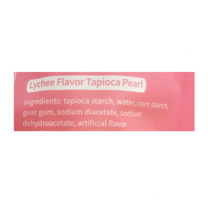 Wufuyuan Tapioca Pearl Lychee Flavour 250g