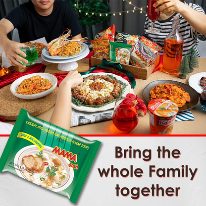 MAMA Noodles Flat Clear Soup Instant Rice Noodles Delicious Thai Flavors